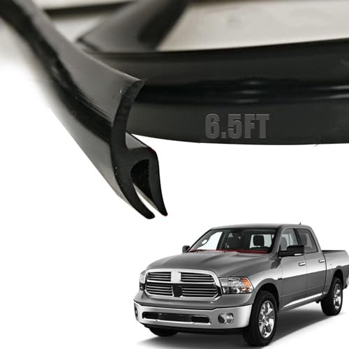 Pincuttee 2M Car Seal for Front Windshield, Black Rubber Weather Seal Strip H-Shape-2M