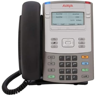 AvayaNortel 1120E IP Telephone Newer Avaya Model WITH power supply - Gray & Silver NTYS03AFE6
