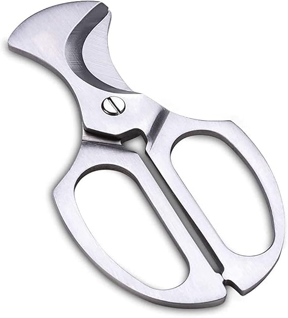 Double Edge Cigar Krupp Stainless Steel Cigar Scissors Portable Multi-Function Cigar Sharp and Smooth