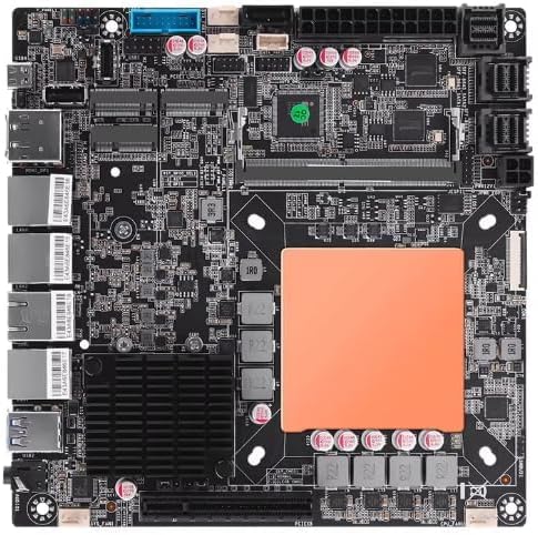 14 Gen Ultra 5 125H Industrial Motherboard NAS 14 Cores 18 Threads,2*M.2 NVMe x4,DDR5 Memory Slot,1*PClex8 Slot (PCle 4.0x8 Signal), Support Intel vPro,Including 3 * 8643 Hard Drive Cables.