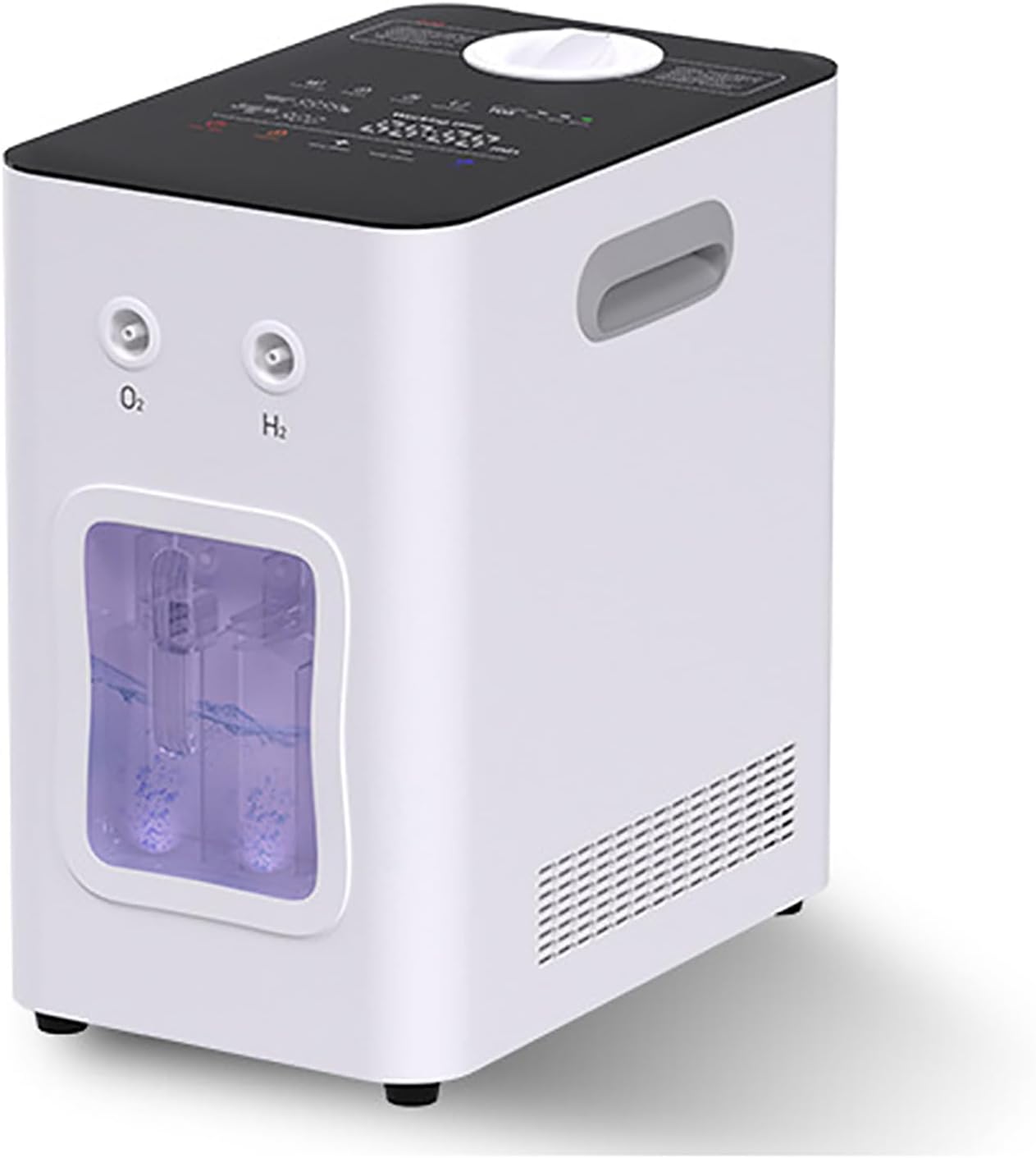 Hydrogen Inhalation Machine, 45090012001500ml Per Minute Hydrogen Generator 99.99 Percent High H2 Purity Ionizer for Home Health Breathing Relaxation