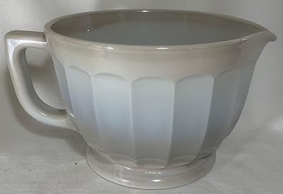 Batter Bowl - Mosser Glass - USA Gray Marble