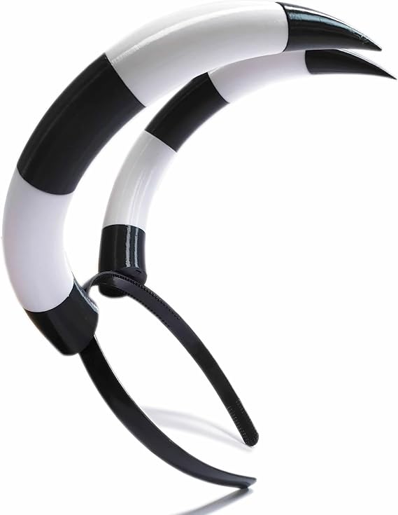 COSNOBLE Blitzo Cosplay Horns Headwear Anime Blitzo Hairclip Headband Prop Costume