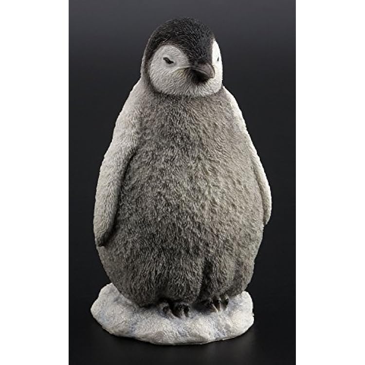 4.88 Inch Baby Penguin Standing Decorative Figurine, Gray and White