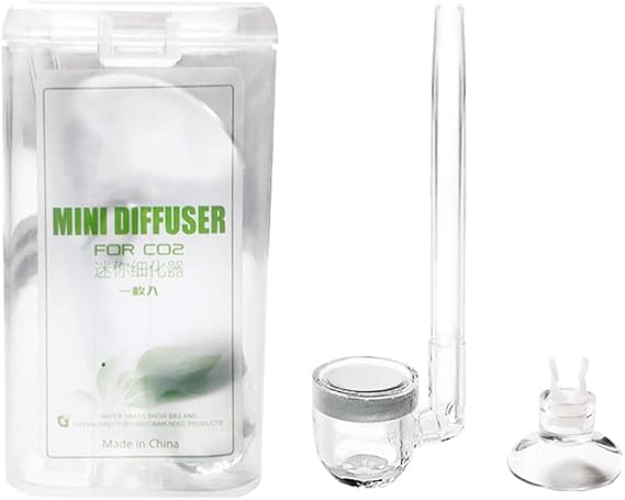 Aquarium CO2 System Bubble Diffuser U Shaped Atomizer Arcylic Tube with Suction