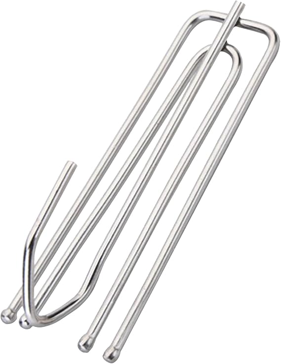 30 Pcs Curtain Hooks for Drapes Stainless Steel 4 Prongs Curtain Pleat Hooks Pinch Pleat Curtain Hooks for Window Curtain, Shower Curtain