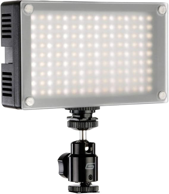 LED-6200T 144 LED Variable-Color On-Camera Light