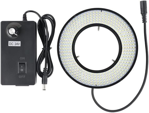 microscope accessories kit slide preparation camer Microscope Illuminators Adjustable 320 LED Ring Light Machine Vision Detection For Industrial