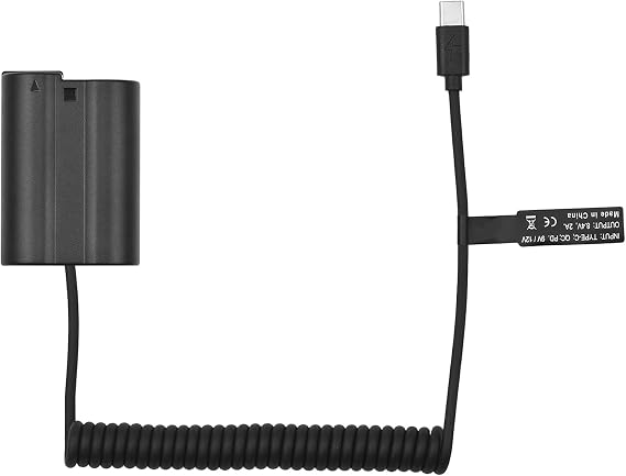 EN-EL15 Dummy Battery USB-C Coupler Adapter