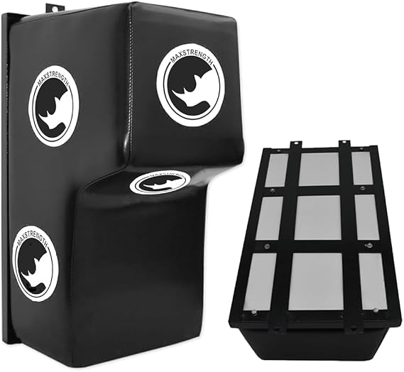 MAXSTRENGTH Wall-Mounted Punch Pad – Premium Striking Target for Boxing and Martial Arts Training – Durable Impact Pad for MMA, Kickboxing & Fitness Workouts