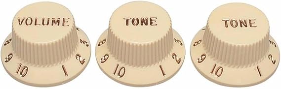 Fender Part Stratocaster® Knobs, Aged White