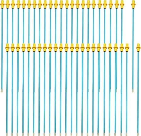Disposable Artificial Insemination Catheters Rods Breeding Tubes Soft Rubber Canine Semen Catheter for Dog (100pcs, 40cm)