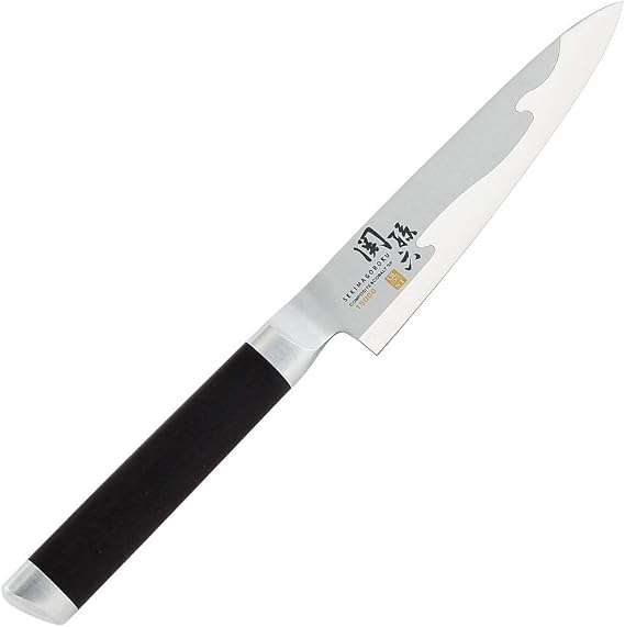 Kai Corporation AE5304 Petite Knife, Kansonroku 15000ST 4.7 inches 120 mm Knife, Made in Japan, Fruit Knife, Paring Knife