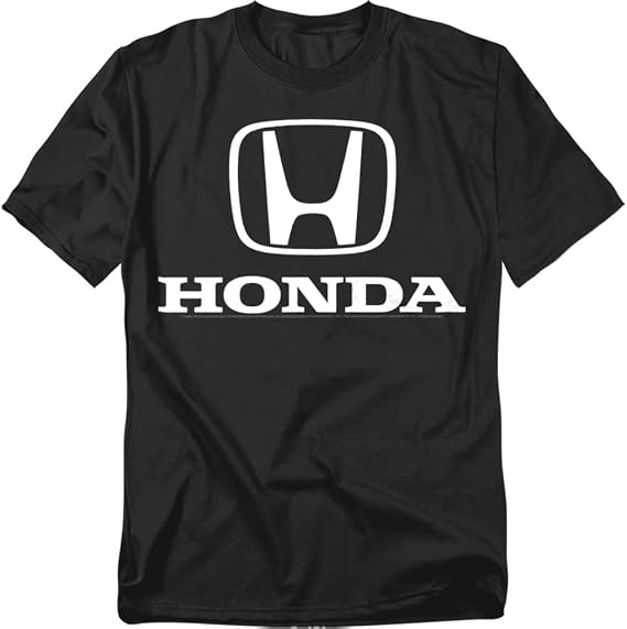 Popfunk Honda Auto Logo Black T-Shirt