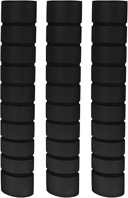 VANZACK 3Pcs Foam Tubing Grips Pull Up Bar Thick Bar Adapter Sponge Slip-Resistant Pull-up Bar Sleeve Pull-up Bar Cover Horizontal Bar Accessories