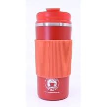 Çift Katmanlı Paslanmaz Çelik Sızdırmaz Termos Bardak 500 Ml Kupa - Turuncu