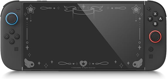 GeekShare Switch 2 Screen Protector, High Alumina Tempered Glass Picture, 9H Hardness, Scratch Resistant, Bubble Free Easy Installation Kit, Ultra HD Compatible with NS2 2025 Model, 1 Pack - Star Wings Story