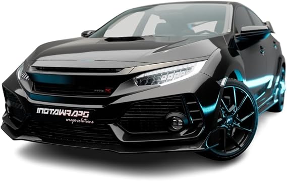 Avery SW900-192-M Gloss Black Metallic 3in x 5in (Sample Size) Supreme Vinyl Car Wrap Film