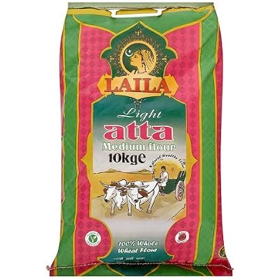 Laila Atta Light Medium Flour, 10Kg