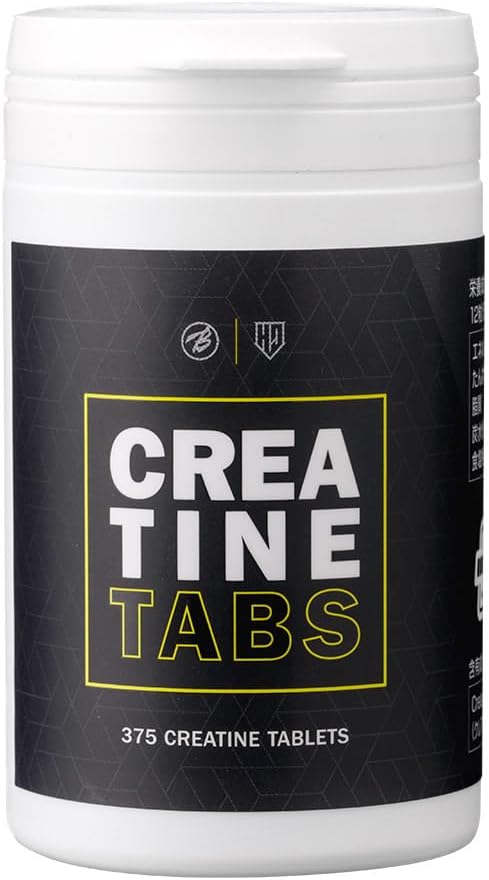Bulk Sports Creatine Monohydrate Tablet, High Purity Raw Material, 100% Creapure, 375 Tablets 4,800 mg x 31 servings