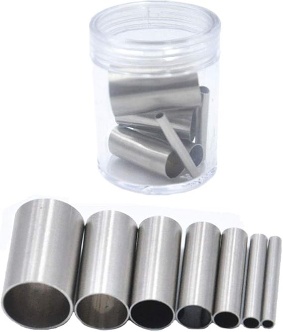 7Pcs Clay Cutters Stainless Steel Indentation Round Circle Shape Cutters | Hole Hollow Punch Cutter Set Mold Ceramics Dotting Baking Mold Cutter Punch Tools for Clay Pottery Craft with Storage Case