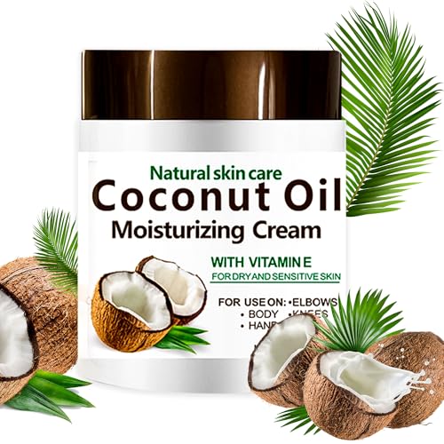 Coconut Cream 300ml Moisturizing Body Lotion for Dry Skin Nourishing Cream for Skin & Body Natural Coconut Moisturizer for Women & Men