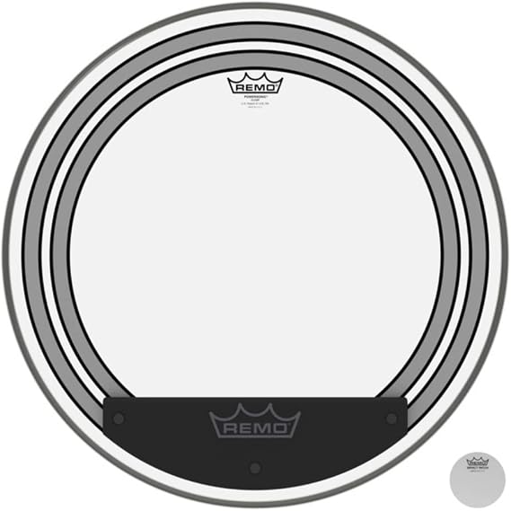 Remo Powersonic Clear Bass Drumhead, 24"