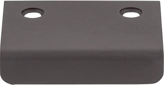 Top Knobs Tab 1 1/4" CTC Cabinet Finger Pull Flat Black TK102BLK