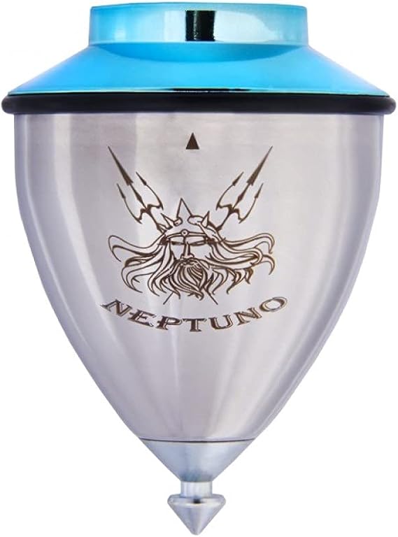 Trompos Space Spin Top Neptuno - Fixed Tip SpinTop (Blue)