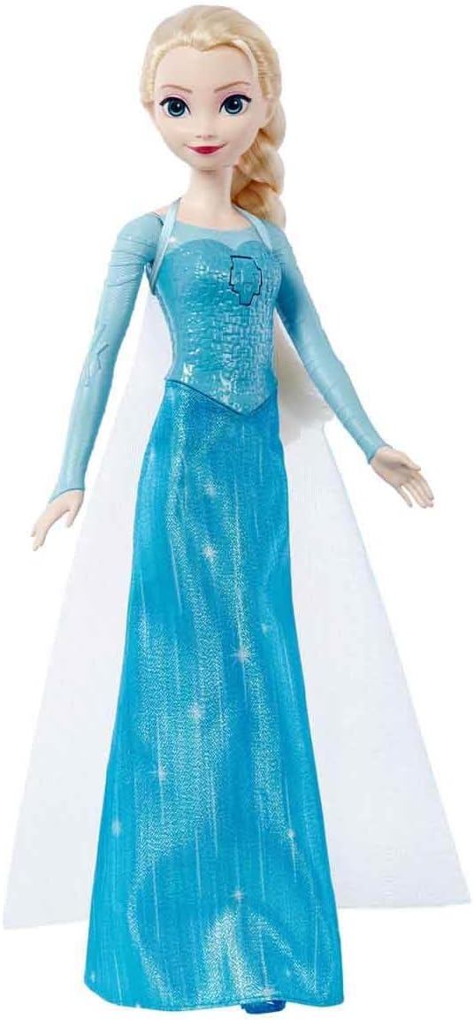 Mattel Disney Karlar Ülkesi oyuncakları, Karlar Ülkesi filmindeki 'Let It Go' şarkısını 4 dilde seslendiren ve filmdeki kıyafetini giyen, Şarkı Söyleyen Elsa bebek, JDX52