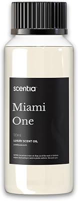 Scentia Miami One Diffuser Essential Oil 120 ml | Premium Scent & Fragrance Inspired by 1Hotel Miami Beach | Lemon & Sandalwood Oil Blend for Diffusers | for Home, Office, Aromatherapy | Made in USA