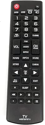 Replace AKB73975711 Remote Control for LG TV 42LY340C-UA 60LB6000-UH 32LB550B-UC 32LB560B-UH 32LB5600-UH