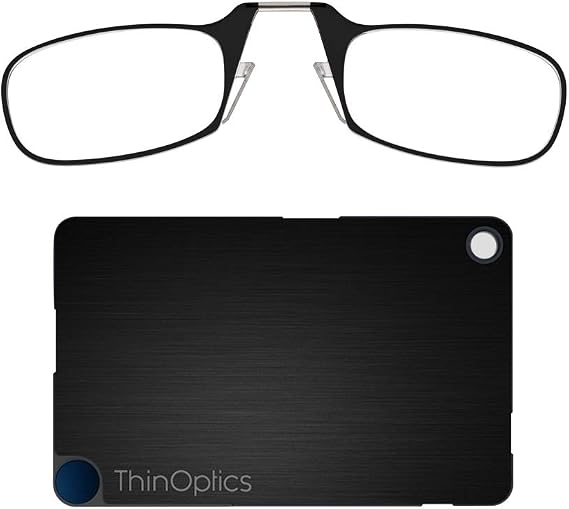 ThinOptics Flashcard Case + Rectangular Reading Glasses