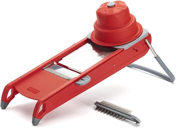 De Buyer Mandoline Swing Plus RED Stainless Steel 44.5 x 19.5 x 15 cm