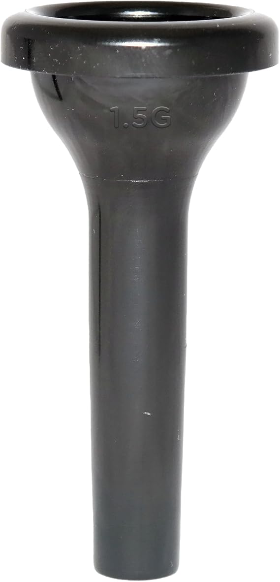 pInstruments PBone Black Plastic 1.5G Large Shank Trombone Mouthpiece (PBMPC15G)