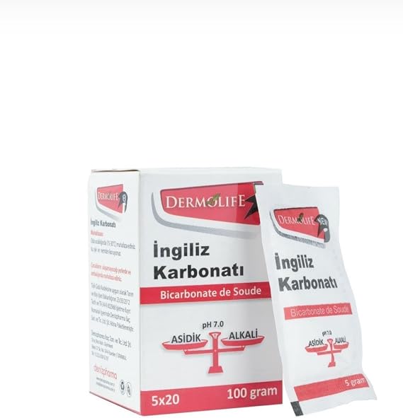Dermolife İngiliz Karbonatı Tekli Ambalaj 5 g x 20 Adet 100 g
