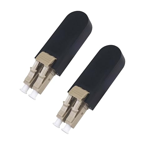 LC/UPC Fiber Optic Loopback Adapter Multimode, 2pc