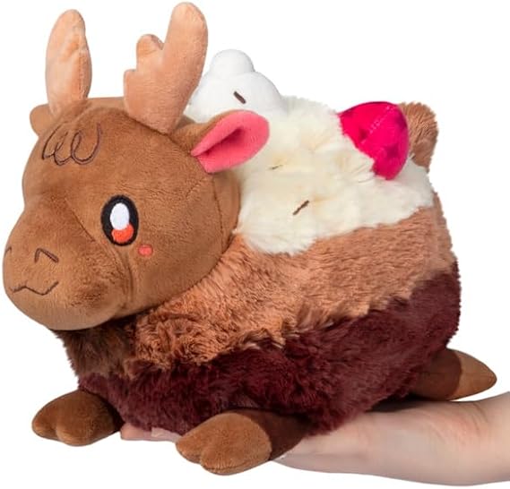 Squishable - Mini Chocolate Moose - SynthiSquish Collection - 11 in - Soft Toy Collectible Stuffed Animal