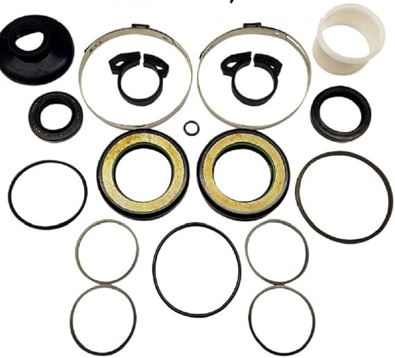 Power Steering Rack and Pinion Seal Kit for Nissan Frontier 2005-2017 | High Quality | Complete Precision Fit Replacement Seals