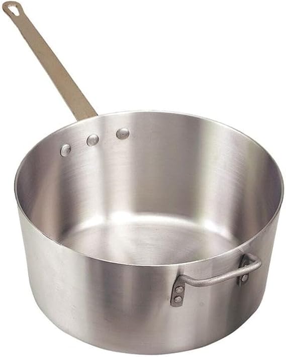 Crestware Sauce Pan,11 in Dia,Aluminum PAN8-1 Each