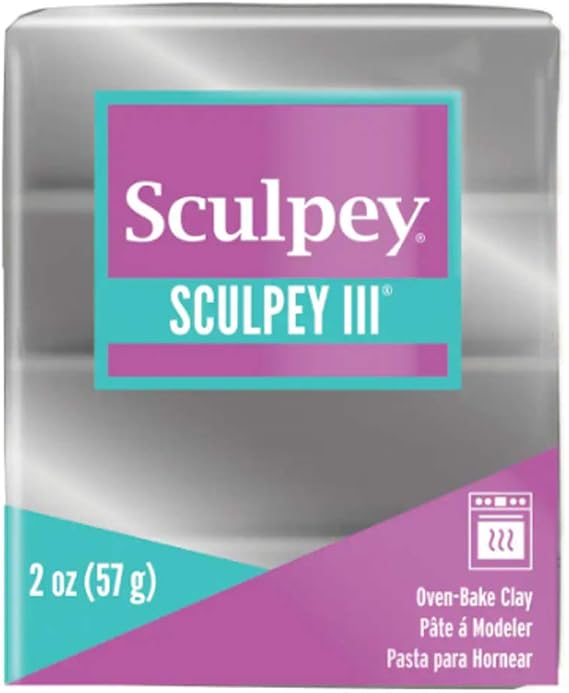 2oz. Sculpey III Oven-Bake Clay (Silver)