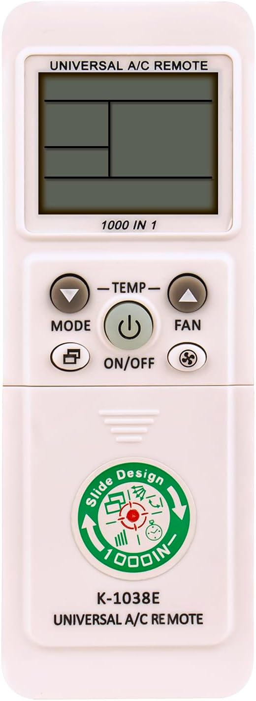 Universal K-1038E Replace Remote Control Fit for CHUNGHOP Universal LCD Air
