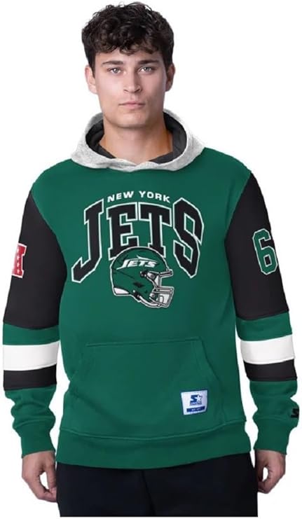 Starter Football Men's End Zone Fleece Hoodie Sweatshirt