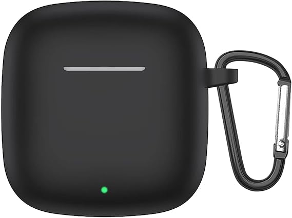 Microsonic Huawei FreeBuds SE 3 Case Hanger Matte Silicone Black [Case Compatible with FreeBuds SE 3 - Black]