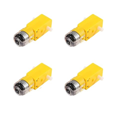 TT Motor DC Electric Motor 3V-6V Dual Shaft Geared Motor Magnetic Gearbox Engine Motor for Arduino Smart Car Robot 4pcs