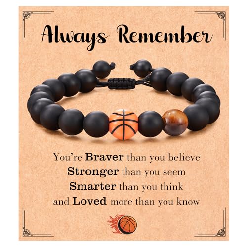 Tarsus VolleyballBasketballFootballSoftballBaseball Bracelet Gifts for Boys Girls, Teen BoysGirls Gift Ideas for Christmas Graduation Birthday