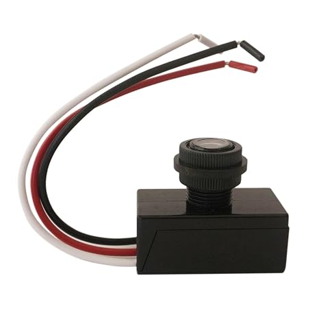 DC 8-50V Dusk to Dawn Day Night Sensor, Outdoor Photoelectric Switch