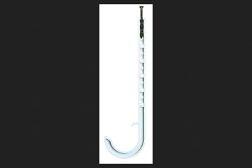 Sioux Chief J Hook PVC Pipe Hanger Abs 2" Dwv for Hanging Cts Piping (Copper, Cpvc, Pb Etc.)