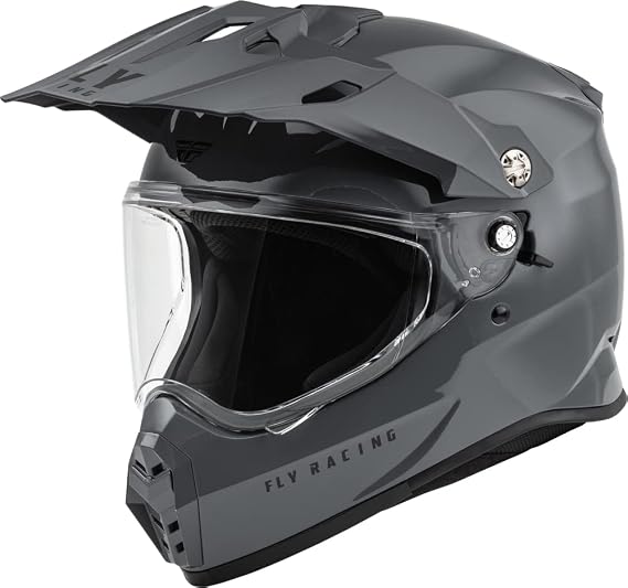 Fly Racing 73-7020S Trekker Solid Helmet Grey Sm