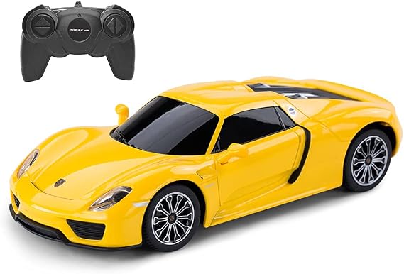 RASTAR 1:24 Scale Porsche 918 Spyder RC Toy Car for Kids